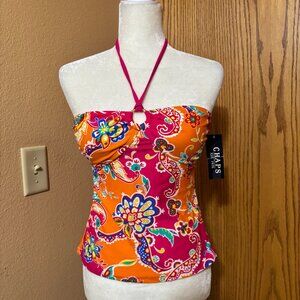 Chaps Bandini/tankini size 6 NWT
